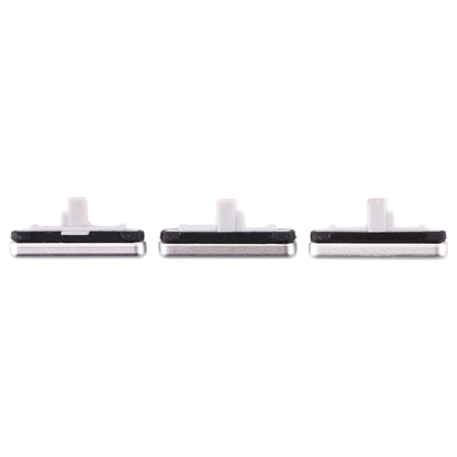 Replacement Side Keys Set for Samsung Galaxy S7 - 10 Pack (Silver) - Power & Volume Buttons