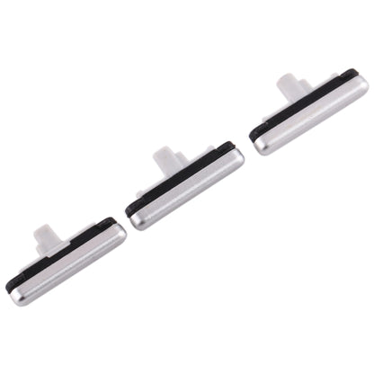 Replacement Side Keys Set for Samsung Galaxy S7 - 10 Pack (Silver) - Power & Volume Buttons