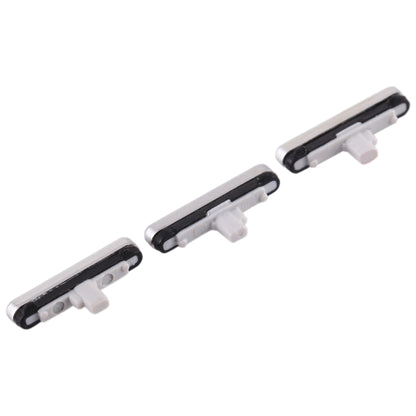 Replacement Side Keys Set for Samsung Galaxy S7 - 10 Pack (Silver) - Power & Volume Buttons