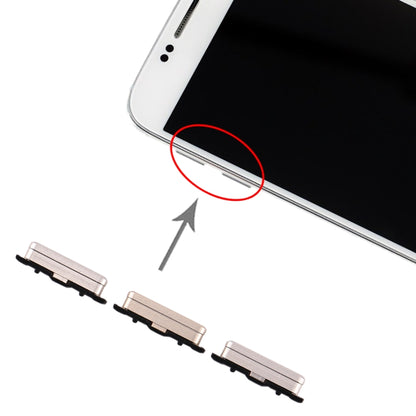 Gold Replacement Side Key Set for Samsung Galaxy S6 - Includes Power & Volume Control Buttons