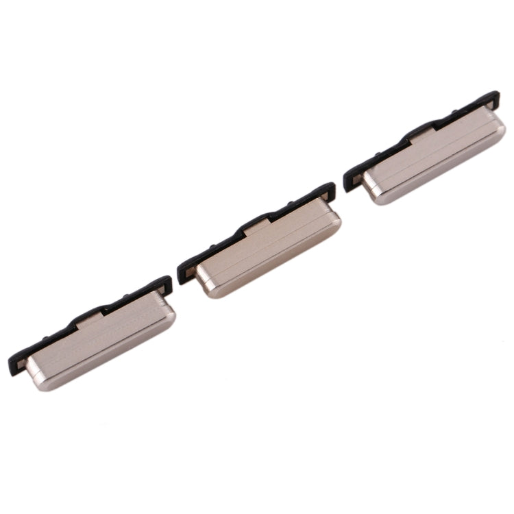 Gold Replacement Side Key Set for Samsung Galaxy S6 - Includes Power & Volume Control Buttons