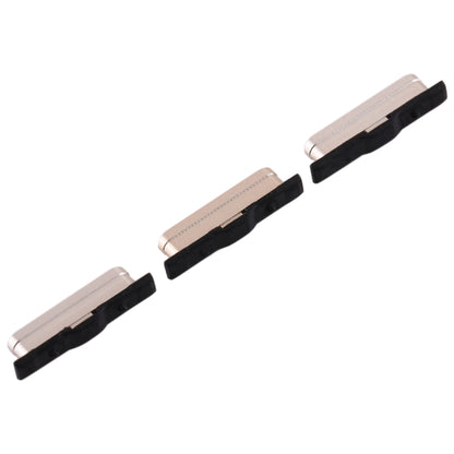 Gold Replacement Side Key Set for Samsung Galaxy S6 - Includes Power & Volume Control Buttons