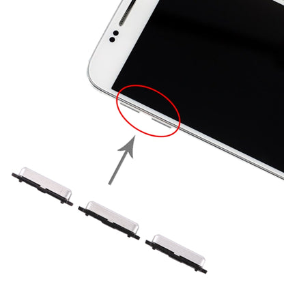 Samsung Galaxy S6 Replacement Side Keys Set (10 Pack, Silver) - Power & Volume Control Buttons