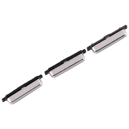 Samsung Galaxy S6 Replacement Side Keys Set (10 Pack, Silver) - Power & Volume Control Buttons