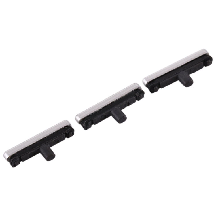 Replacement Silver Side Keys Set (10 Pack) for Samsung Galaxy S7 Edge - Power & Volume Buttons