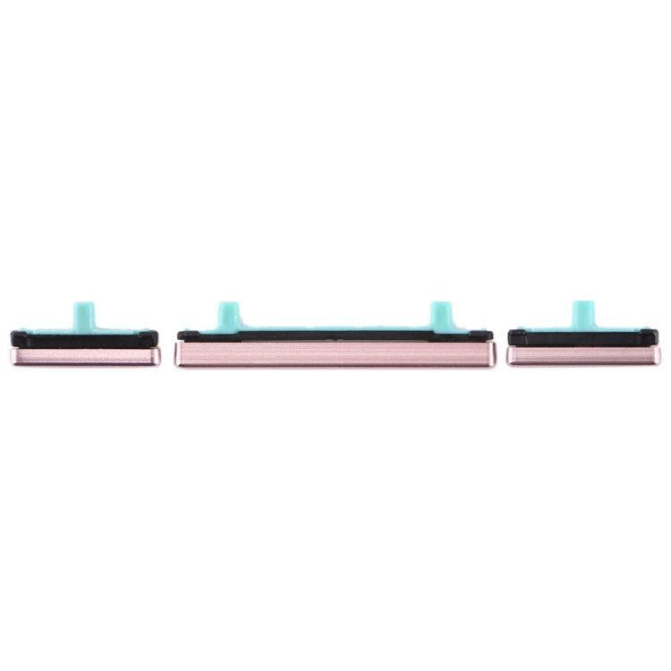 Replacement Side Keys Set (10) for Samsung Galaxy S8 / S8+ - Power & Volume Buttons (Pink)