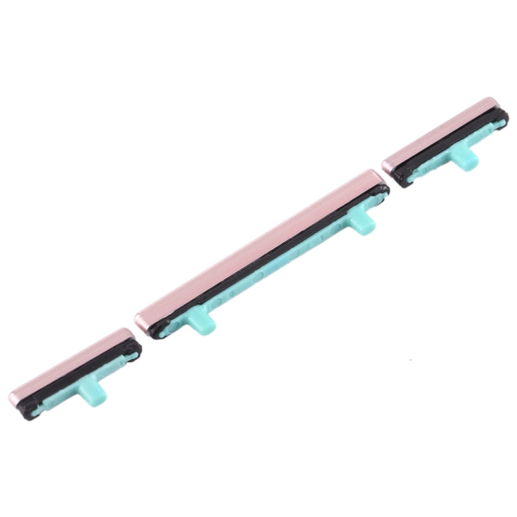 Replacement Side Keys Set (10) for Samsung Galaxy S8 / S8+ - Power & Volume Buttons (Pink)