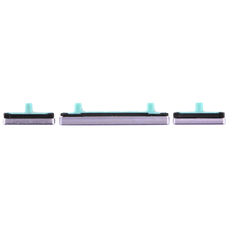 Replacement Side Keys Set (10) for Samsung Galaxy S8 / S8+ - Power & Volume Buttons (Grey)