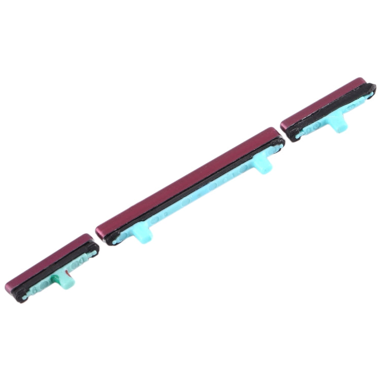 Replacement Side Key Set (10 Pieces) for Samsung Galaxy S8 / S8+ - Red Power & Volume Buttons