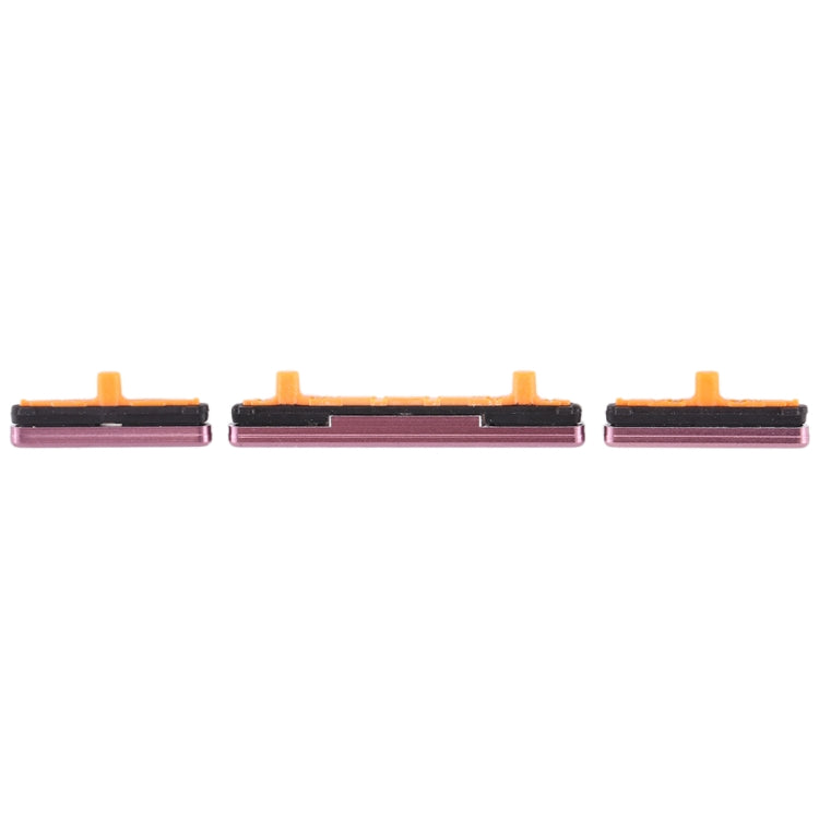 Replacement Purple Side Key Set for Samsung Galaxy S9 / S9+ (Power & Volume Control) - 10 Pieces