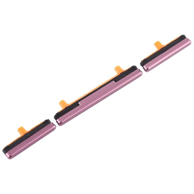 Replacement Purple Side Key Set for Samsung Galaxy S9 / S9+ (Power & Volume Control) - 10 Pieces