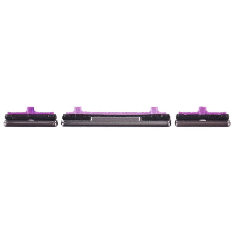 Black Side Key Replacement Set for Samsung Galaxy S10 / S10+ - Power & Volume Buttons