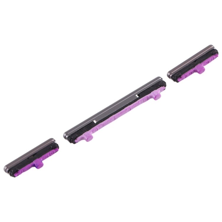 Black Side Key Replacement Set for Samsung Galaxy S10 / S10+ - Power & Volume Buttons