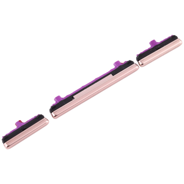 Gold Replacement Side Keys Set for Samsung Galaxy S10 / S10+ (Power & Volume Control)