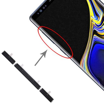 Samsung Galaxy Note 9 / 10 Replacement Side Keys Set (Power & Volume Buttons - Black)