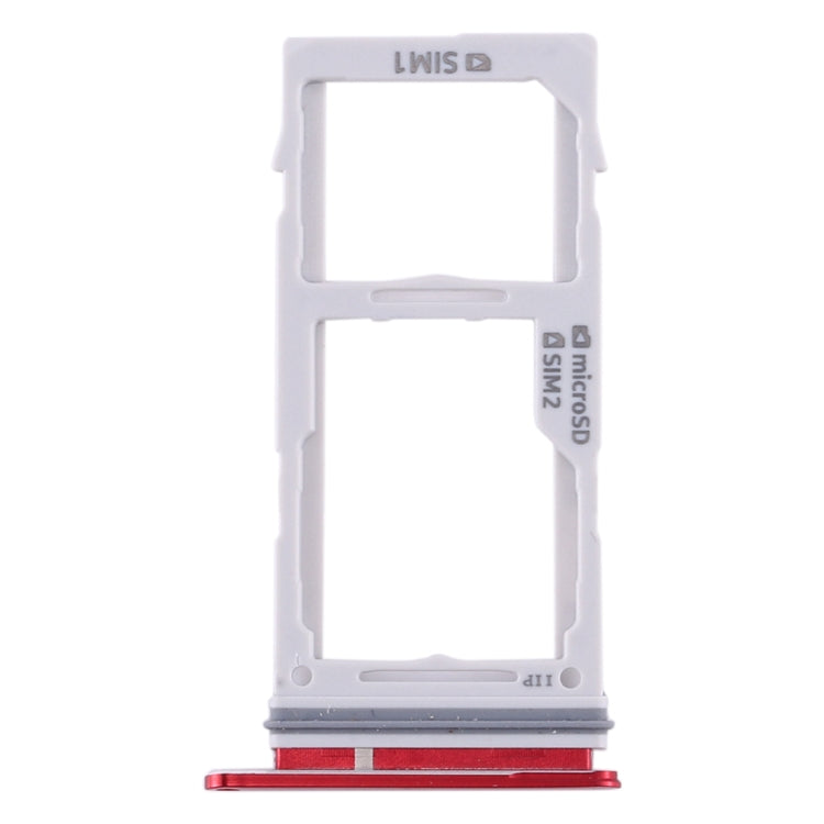 Samsung Galaxy S10+, S10, S10e SIM & Micro SD Card Tray - Red Replacement Accessory
