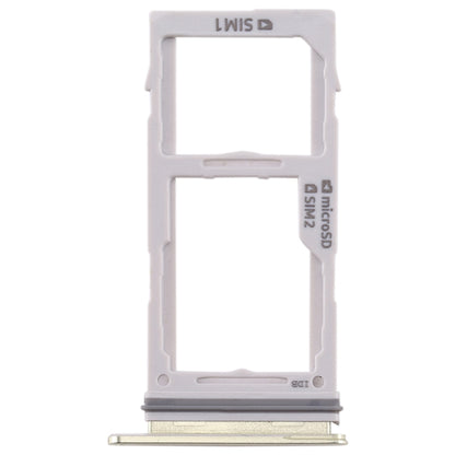 Gold SIM Card Tray + Micro SD Card Tray for Samsung Galaxy S10, S10e, S10+ - Replacement Part