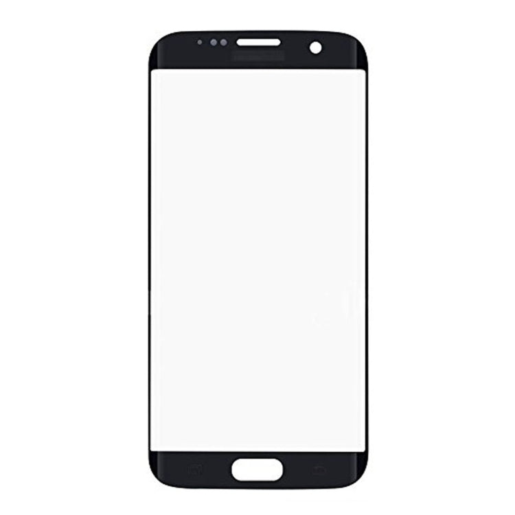 Original Front Screen Outer Glass Lens for Samsung Galaxy S7 Edge / G935 (Black) - High Quality Replacement
