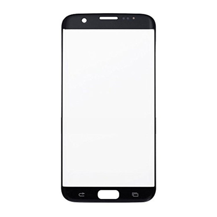 Original Front Screen Outer Glass Lens for Samsung Galaxy S7 Edge / G935 (Black) - High Quality Replacement