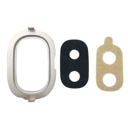 Samsung Galaxy J4 (2018) Back Camera Bezel with Lens Cover & Adhesive - 10pcs (Gold, J400F/DS, J400G/DS)