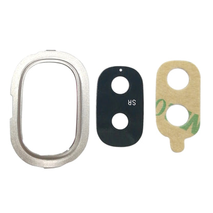 Samsung Galaxy J4 (2018) Back Camera Bezel with Lens Cover & Adhesive - 10pcs (Gold, J400F/DS, J400G/DS)