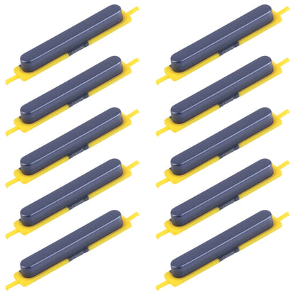 Original Power & Volume Control Button Replacement (10pcs) for Samsung Galaxy A25 SM-A256B - Black