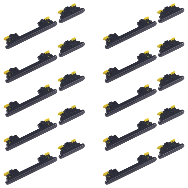 Original Power and Volume Control Button Set for Samsung Galaxy A54 SM-A546B (10pcs, Black)