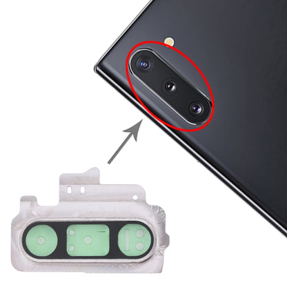 10pcs Silver Camera Lens Cover Replacement for Samsung Galaxy Note 10 - Professional Installation Recommended