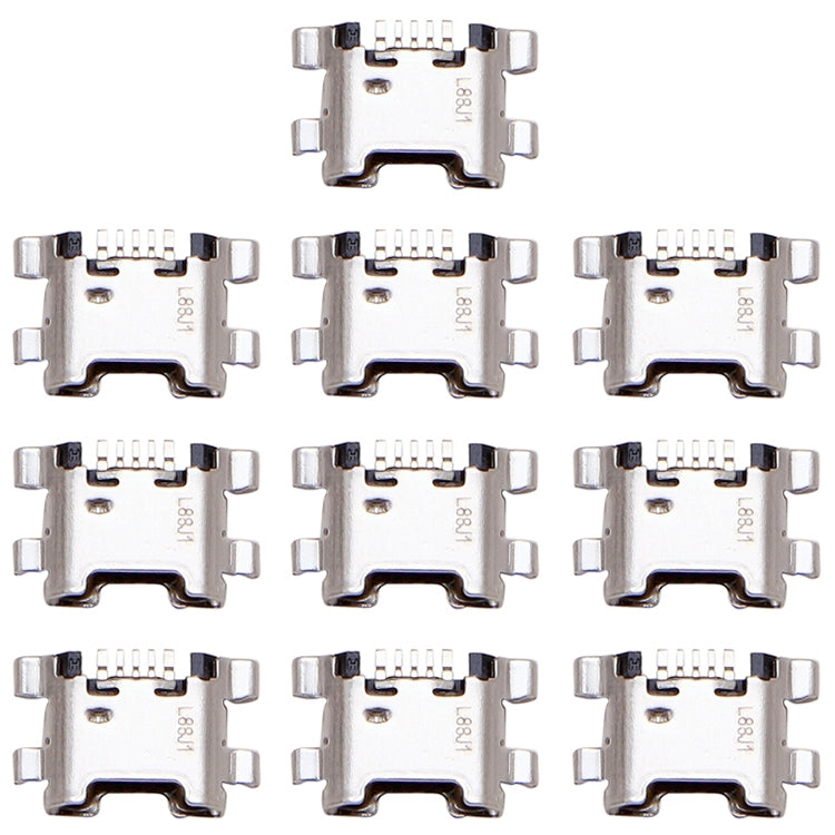 10-Pack Charging Port Connector for Huawei Y6 Prime (2018) - Perfect Replacement for Faulty Parts