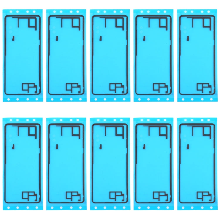 10 PCS LG Stylo 6 Back Housing Cover Adhesive (LM-Q730TM, LMQ730TM) - Replacement for Broken Covers