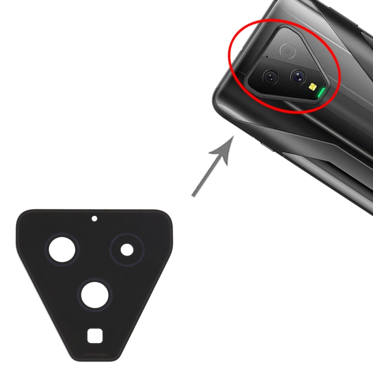 10 Pack Back Camera Lens Replacement for Xiaomi Black Shark 3 (KLE-H0/KLE-A0) - Professional Installation Recommended