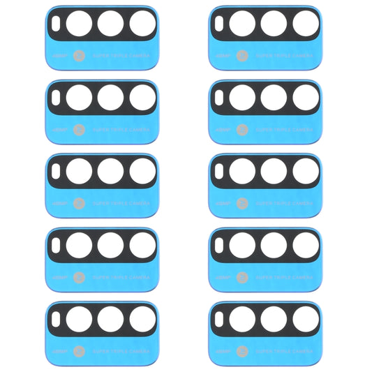 10-Pack Blue Back Camera Lens for Xiaomi Redmi Note 9 4G (M2010J19SC) - Replacement Parts