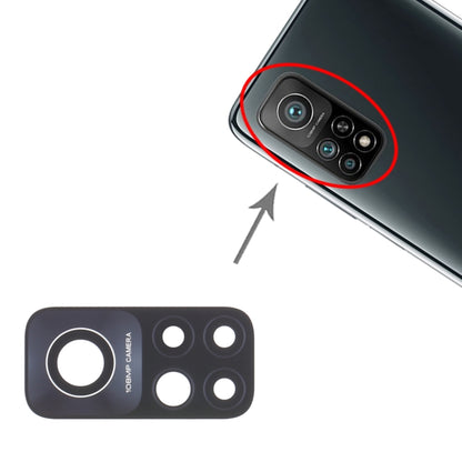 10 PCS Replacement Back Camera Lens for Xiaomi Mi 10T Pro 5G (108MP) M2007J3SG / M2007J3SP / M2007J3SI / M2007J17C