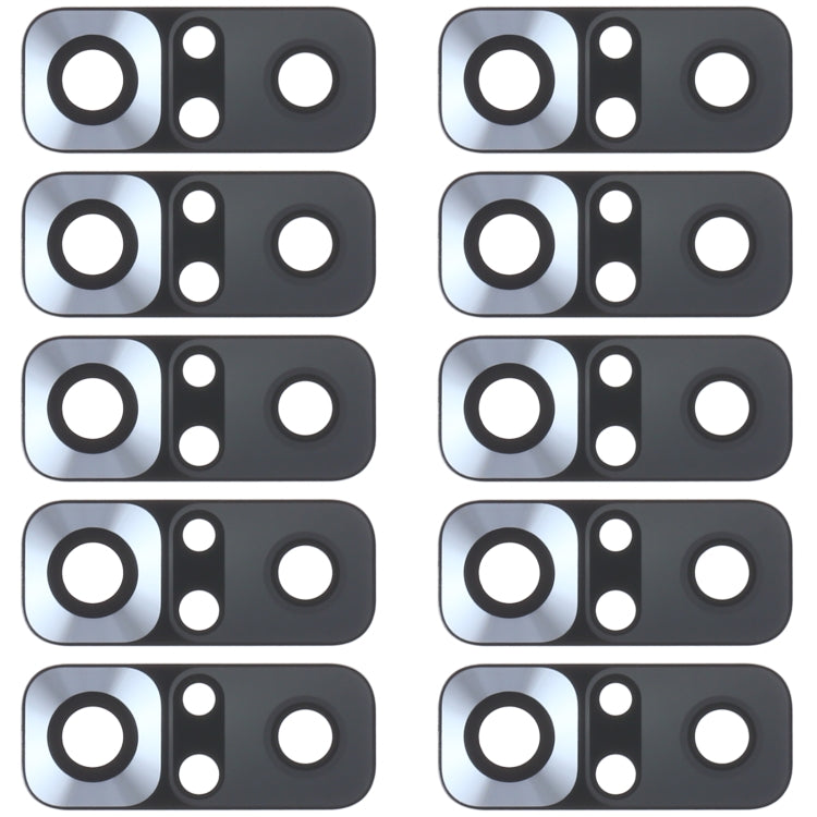 10 Pack Replacement Back Camera Lens for Xiaomi Redmi Note 10 4G (M2101K7AI/M2101K7AG) - Silver