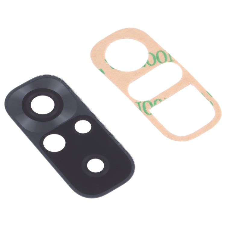 10-Pack Back Camera Lens for Xiaomi Redmi Note 10 (4G) M2101K7AI/M2101K7AG - Black Replacement Parts