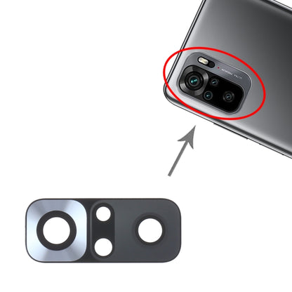 10 Pack Replacement Back Camera Lens for Xiaomi Redmi Note 10 4G (M2101K7AI/M2101K7AG) - Silver