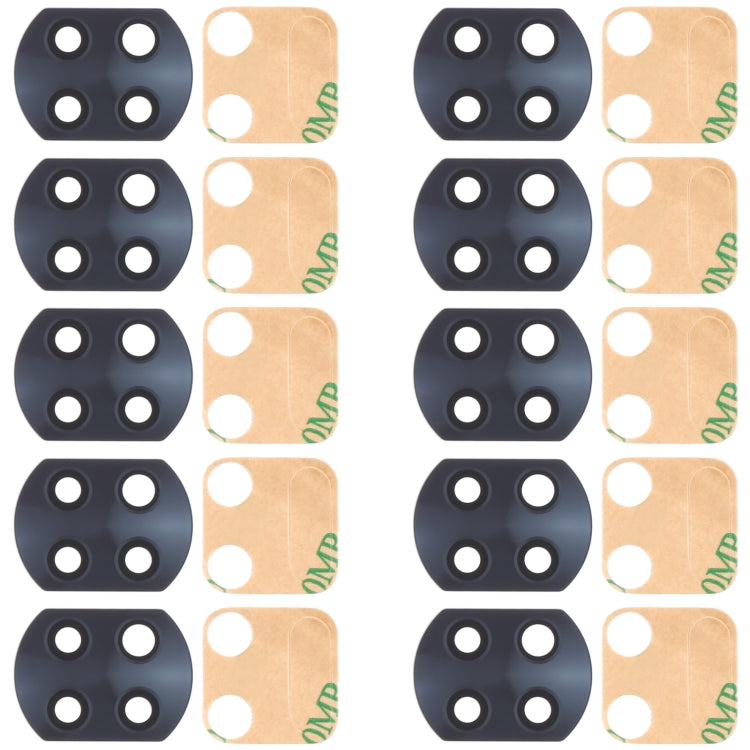 10 PCS Replacement Back Camera Lens for Xiaomi Mi 10T Lite 5G (M2007J17G) - Quality Assurance Included
