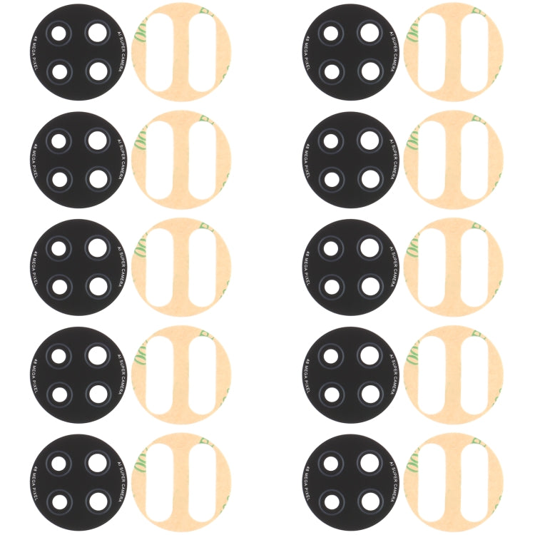 10 Pack Replacement Back Camera Lens for Xiaomi Redmi Note 9 5G (M2007J22C) - Quality Assurance