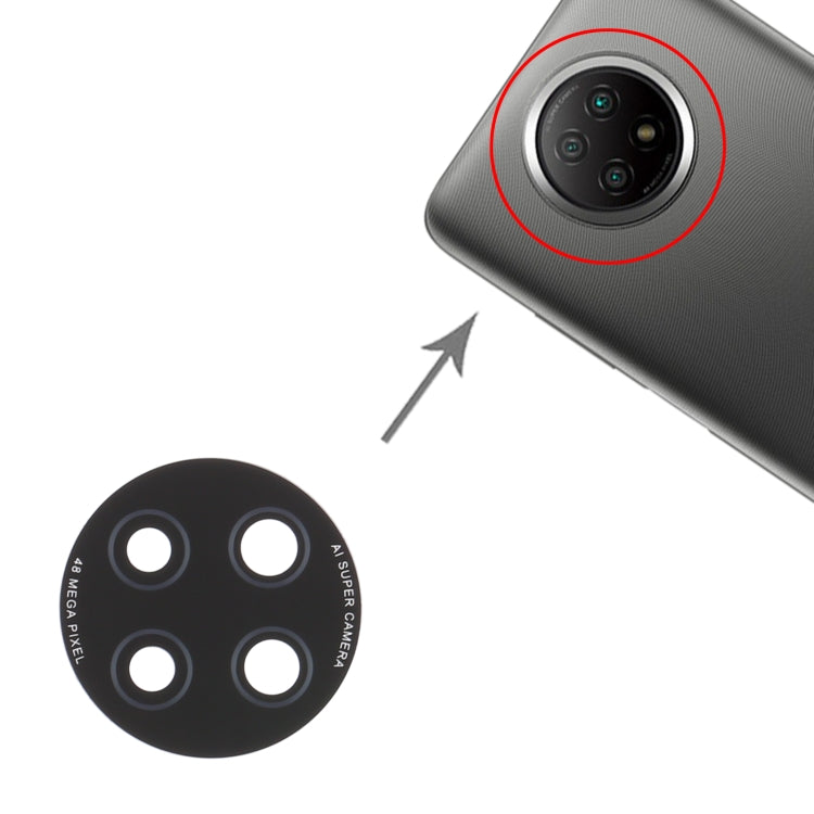 10 Pack Replacement Back Camera Lens for Xiaomi Redmi Note 9 5G (M2007J22C) - Quality Assurance