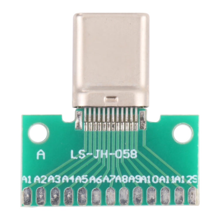 Double-Sided Type C Male Test Board (USB 3.1) with 24-Pin PCB for Professional Device Repair