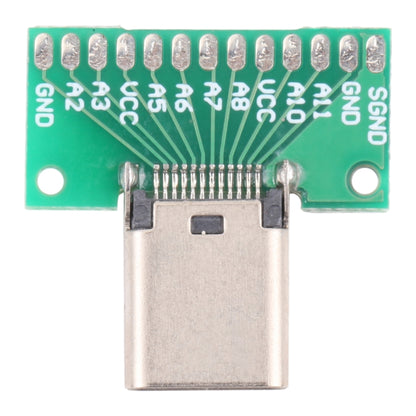 Double-Sided USB 3.1 Type C Female Test Board with 24-Pin PCB for Professional Device Repair