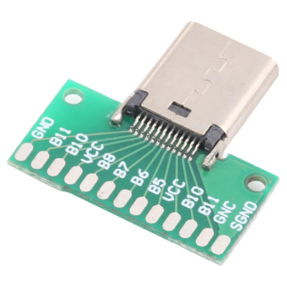 Double-Sided USB 3.1 Type C Female Test Board with 24-Pin PCB for Professional Device Repair