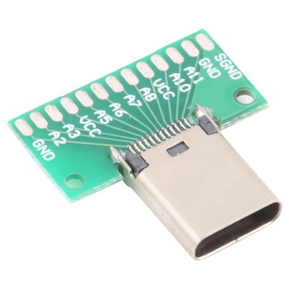 Double-Sided USB 3.1 Type C Female Test Board with 24-Pin PCB for Professional Device Repair