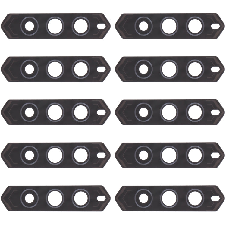 10-Pack Back Camera Lens for Xiaomi Black Shark 4 Pro / Black Shark 4 (SHARK PRS-H0) - Replacement Parts