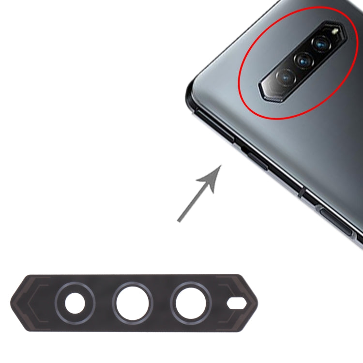 10-Pack Back Camera Lens for Xiaomi Black Shark 4 Pro / Black Shark 4 (SHARK PRS-H0) - Replacement Parts