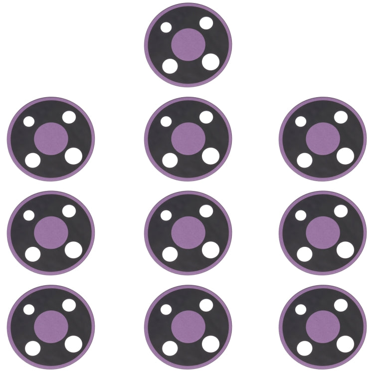 10-Pack Back Camera Lens Replacement for Nokia 3.4 (TA-1288, TA-1285, TA-1283) - Purple
