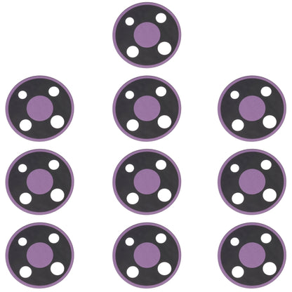 10-Pack Back Camera Lens Replacement for Nokia 3.4 (TA-1288, TA-1285, TA-1283) - Purple