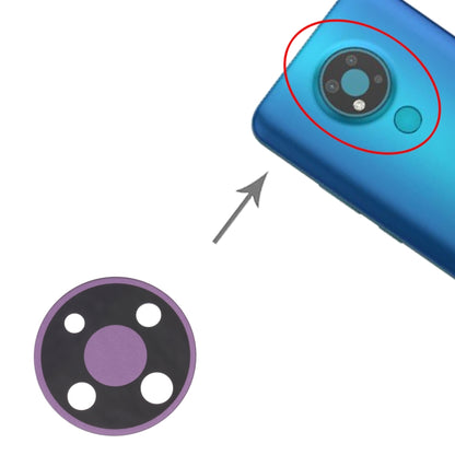 10-Pack Back Camera Lens Replacement for Nokia 3.4 (TA-1288, TA-1285, TA-1283) - Purple