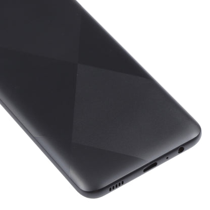 Samsung Galaxy A02s SM-A025F Black Battery Back Cover Replacement - Perfect Fit, Professional Installation Recommended