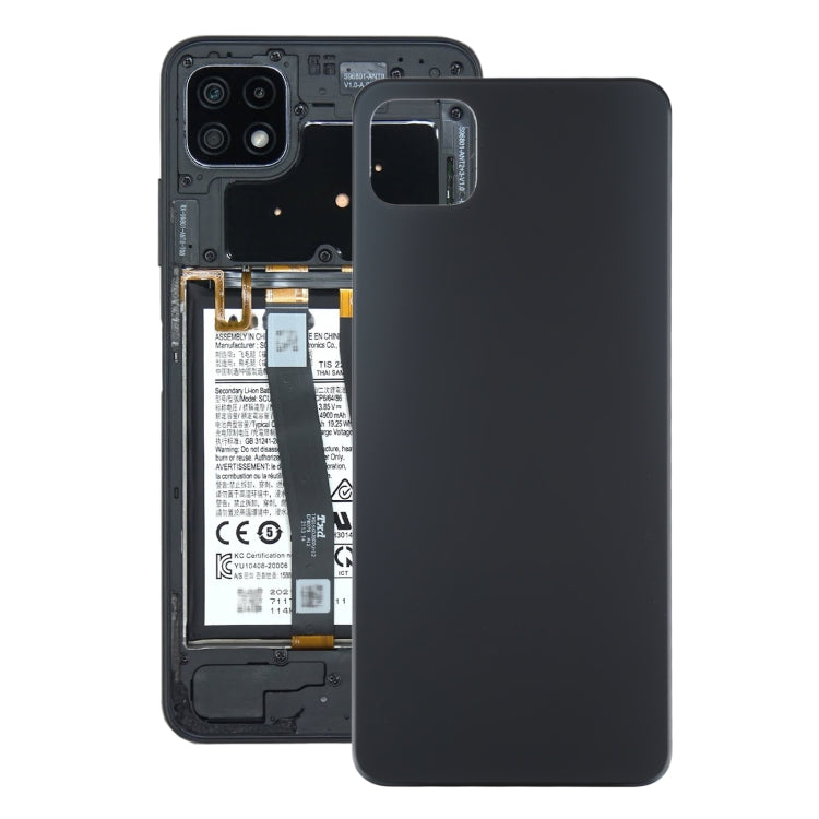 Samsung Galaxy A22 5G Replacement Battery Back Cover (Black) - Perfect Fit, Professional Installation Recommended